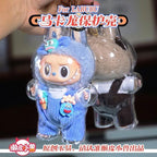 LABUBU V1 V2 transparent protective shell macaron standing protective cover dust cover doll labubu protector case Lootquake LLC