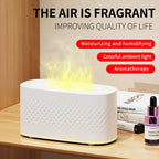 Colorful Simulation Flame Aroma Diffuser Home Hotel Desktop USB Air Humidifier Lootquake LLC