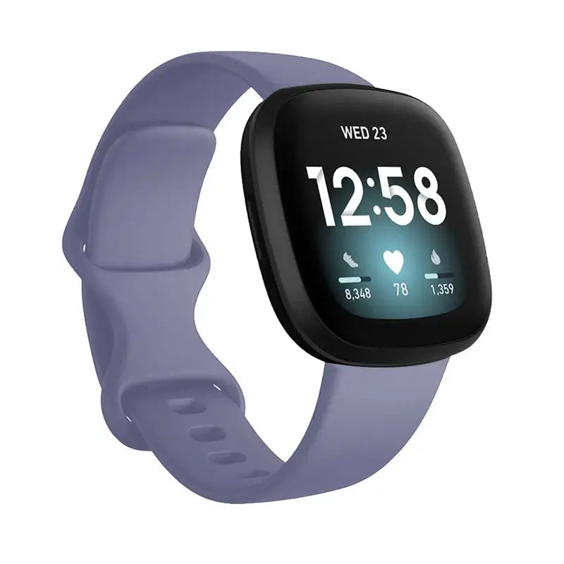 Fitbit Versa & Sense Silicone Band - Durable Stylish Straps - SJB-DIAMOND ELITES