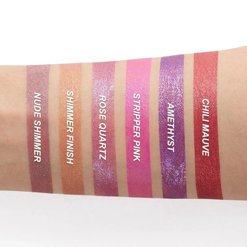 Metallic No-stick Cup Lip Gloss Glitter Matte Moisturizing Waterproof Long Lasting Lip Glaze Liquid Lipstick Lip Makeup Cosmetic Lootquake LLC