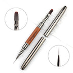 New Dual-ended Nail Brush Acrylic Nail Art Brushes Professional UV Gel Nail Polish Liner Flower Painting Drawing Manicure Tools Lootquake LLC