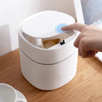 Desktop Garbage Basket, Home Table Plastic Trash Can, Office Supplies, Small Waste Bins, Dustbins, Sundries Barrel Box, Mini Lootquake LLC