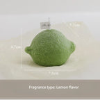 INS Decorative Fragrance Gift Lemon Candle DIY Fragrance Birthday Gift with Hand Gift Imitation Fruit Candle Scented Candles Lootquake LLC