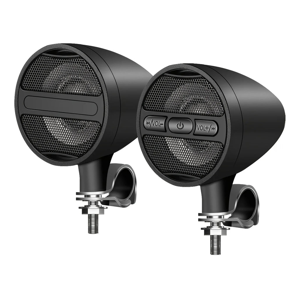 Motorcycle Bluetooth Speakers Wireless Audio System with USB, AUX, Mp3 Music Player Lootquake LLC