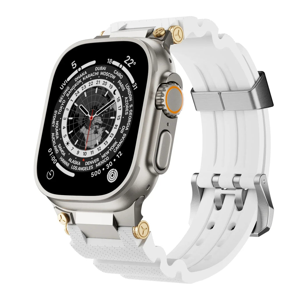 Apple Watch Silicone Sports Strap - Waterproof Rubber Band