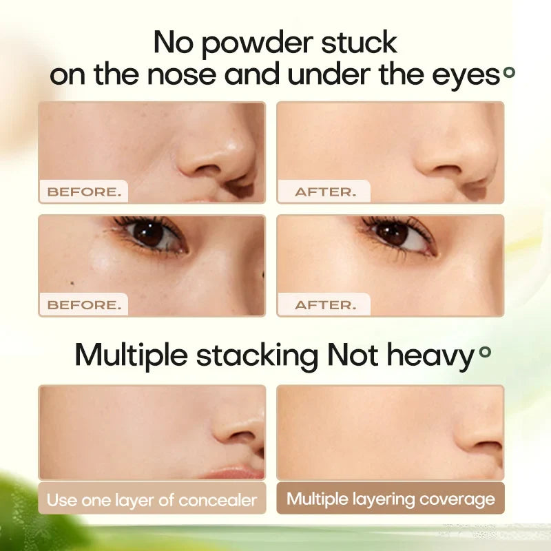 Mistine Foundation Air Cushion Makeup with Natural Dewy Finish Moisturize Nourish Powdered Cream for Dry Skin 13gx2 Lootquake LLC