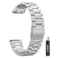Garmin Stainless Steel Band - Sleek QuickFit Design - SJB-DIAMOND ELITES