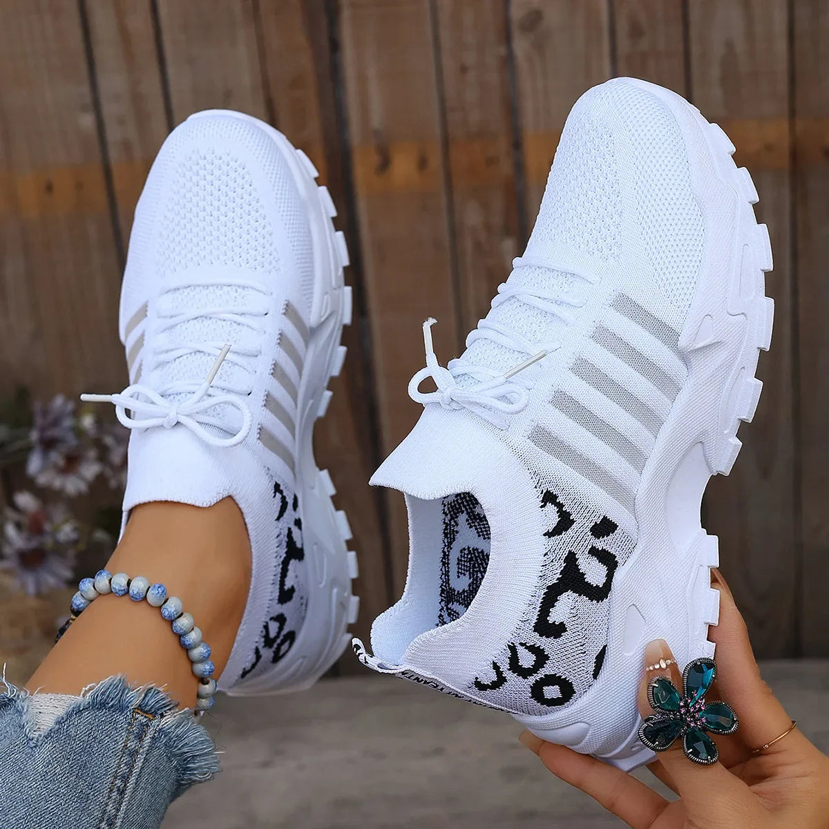 Summer Women Casual Shoes High-quality Breathable Sports Shoes Thick Soled Ankle Boots Zapatillas De Mujer 2025 New White Shoes Lootquake LLC