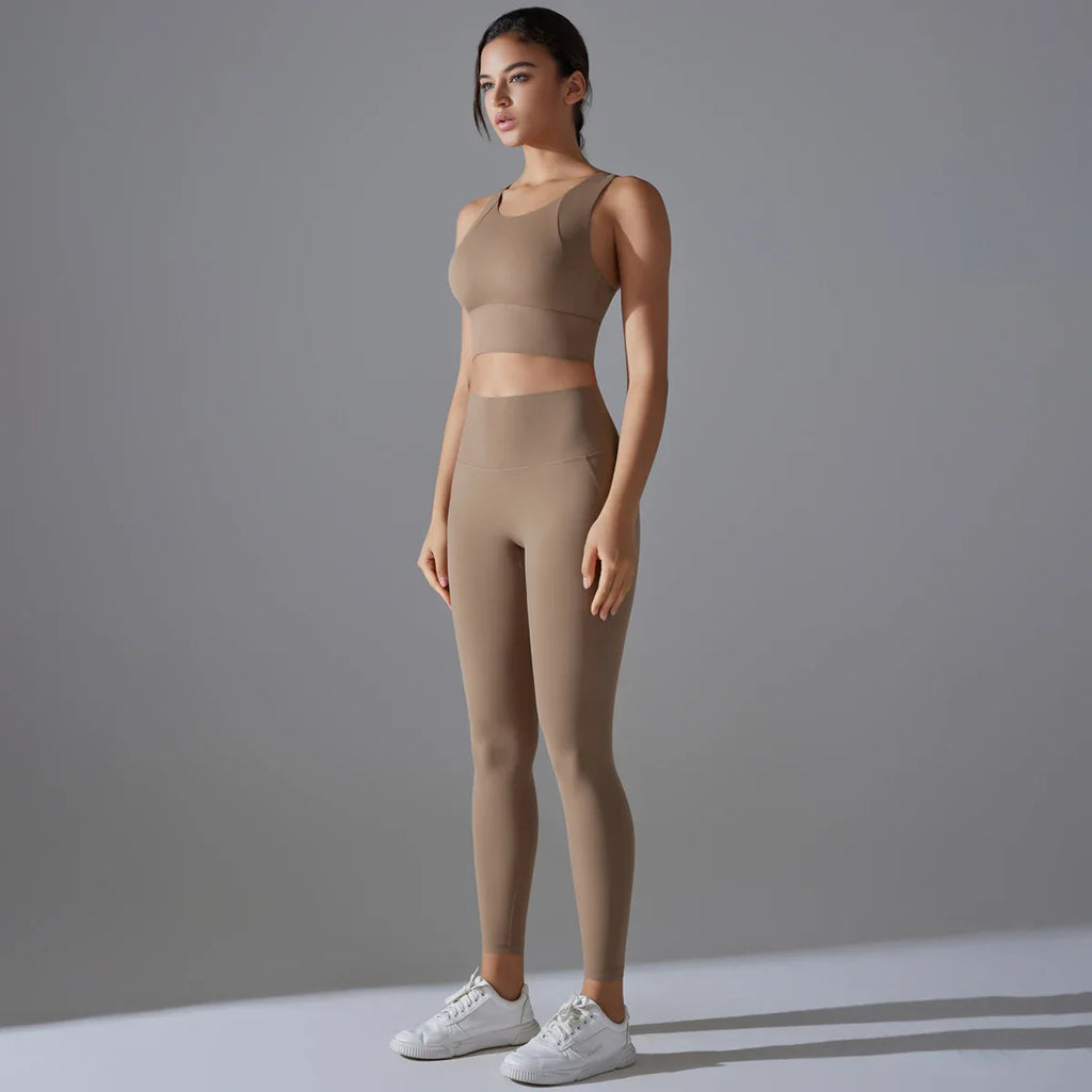 Women's tracksuit Sports Bra and Running Pants THRIXINE