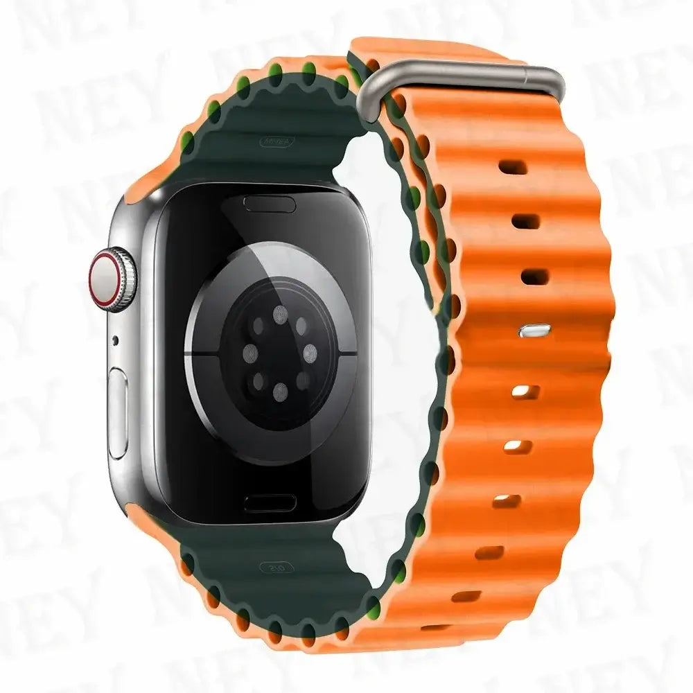 Apple Watch Silicone Strap - Soft Flexible Comfortable Fit - SJB-DIAMOND ELITES
