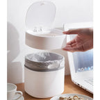 Desktop Garbage Basket, Home Table Plastic Trash Can, Office Supplies, Small Waste Bins, Dustbins, Sundries Barrel Box, Mini Lootquake LLC