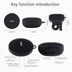 Bicycle Bluetooth Portable Wireless Sound Box with Bracket Handlebar Speaker Waterproof Subwoofer for Scooter Outdoor