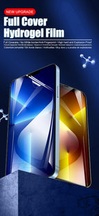 4PCS Film For iPhone 13 12 11 14 Pro Max Full Cover Screen Protector For iPhone X XR XS Max 6 7 8 14 Plus SE Not Glass Anti-Scratch Shockproof Protection Screen Cover Shield Stevvex
