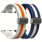 Apple Watch Silicone Strap - Durable Magnetic Closure Design - SJB-DIAMOND ELITES