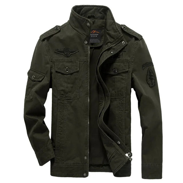 Casual Plus Military Jacket THRIXINE