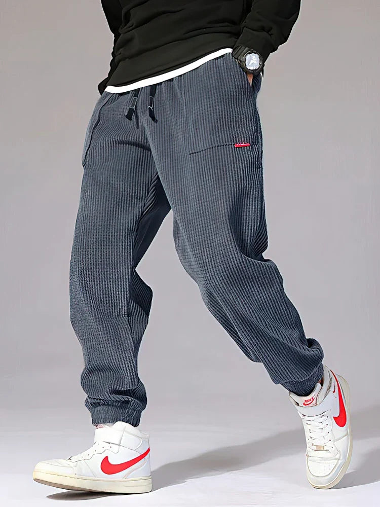 CozyRide Thermal Corduroy Joggers - Men's Sport Fit THRIXINE