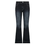 New Flare Jeans Women's Low Waist Trousers Vintage Aesthetic Denim Pants Streetwear Mom Casual Korean Fashion Y2k  Jeans Lootquake LLC
