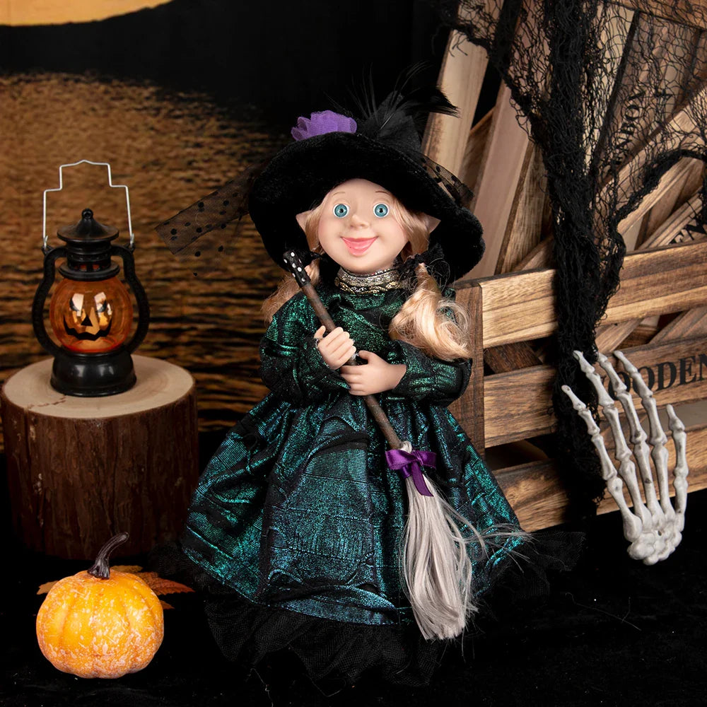 Halloween Witch Decoration Elf Boy Girl Doll Christmas Pendant Ornaments Home Decor Elf Hanging Decoration New Year Gifts Lootquake LLC