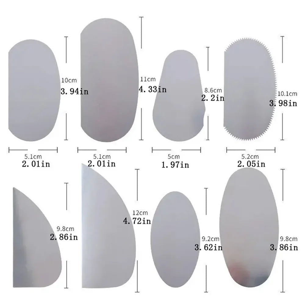 Stainless Steel Metal Scraper, Ceramic Repair Stainless Steel Scraper, Clay Scraper, Clay Sculpture Tool, Sculpture Scraper, Ceramic Art Teaching Professional Pottery Tool, Easy to Use and Durable Lootquake LLC
