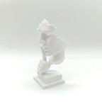 Sixiangjia Statue, Silence Is Golden Abstract Art Statue, 3D Printing Durable Plastic, Modern Plastic Home Sculpture, Simple Design High-Quality Ornaments, Home Office Desktop Decorations, Christmas Easter Halloween Creative Lootquake LLC
