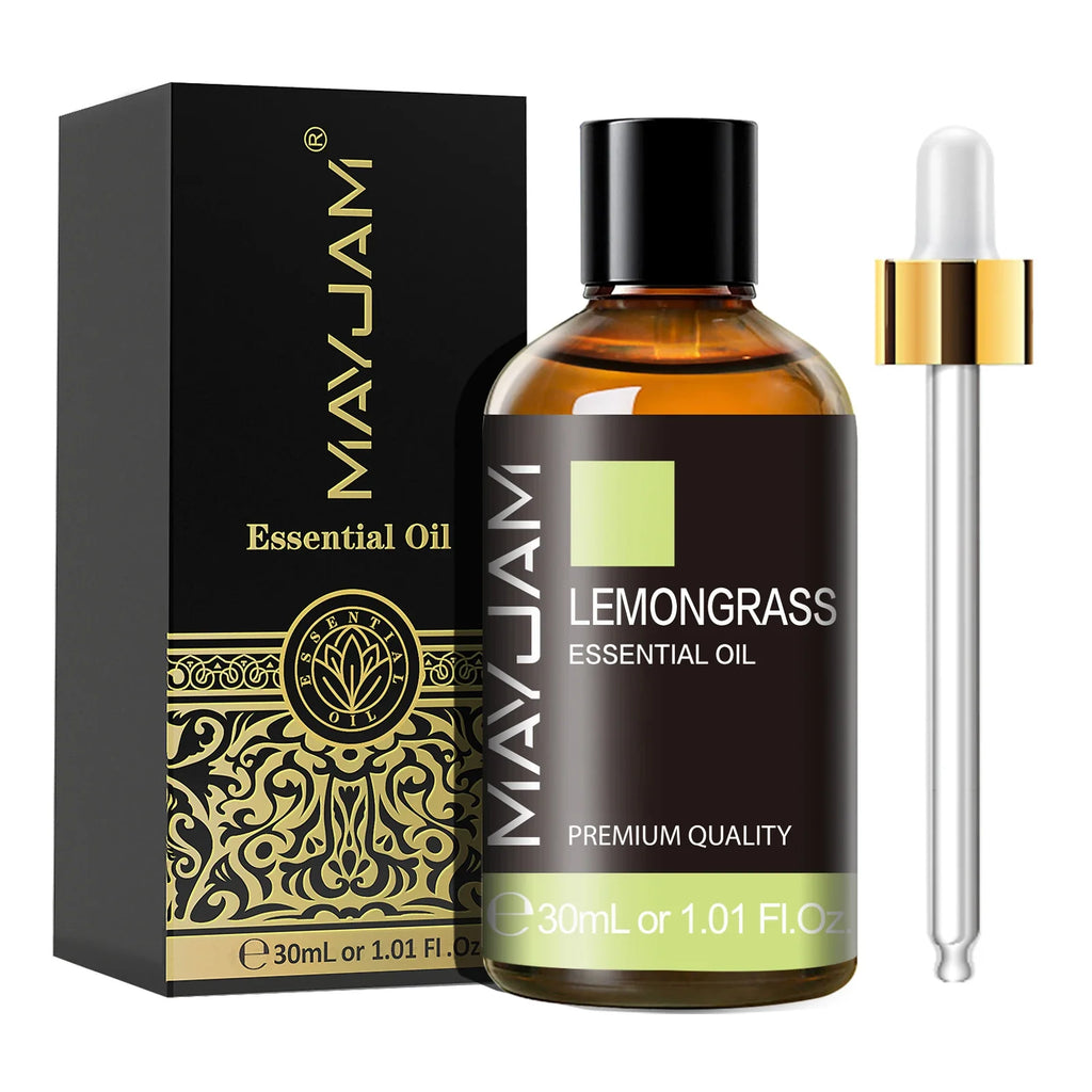 MAYJAM 1PCS 30ML Aromatherapy Essential Oil Lavender Vanilla Jasmine Eucalyptus Peppermint Aroma Oil for Diffuser Candle Soap Lootquake LLC