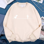 Network Malfunction Little Dinosaur Sweatshirts Men Women Casual Hoody Hip Hop Comfortable Streetwear Loose Warm Clothes Hoodies Lootquake LLC