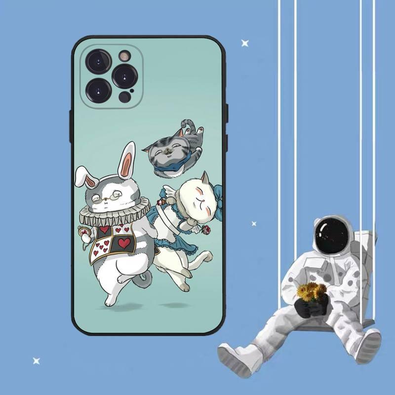 Cat Cute Art Phone Case For Iphone 8 7 6 6s Plus X Se 2020 Xr Xs 14 11 12 13 Mini Pro Max Mobile Case  Transparent Soft Protective Clear Case Compatible For Iphone Stevvex