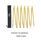 Camping Alloy Tent Poles DIY Tent Rod Skeleton 8.5mm 9.5mm 11mm