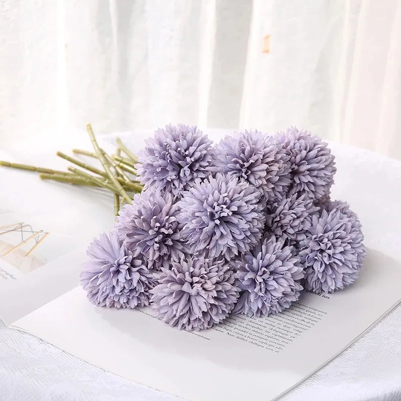 3/6Pc Hydrangea Artificial Flowers Bouquet Boho Home Bedroom Decor Wedding Decoration Craft Vases Flower Arrangement Accessories Lootquake LLC