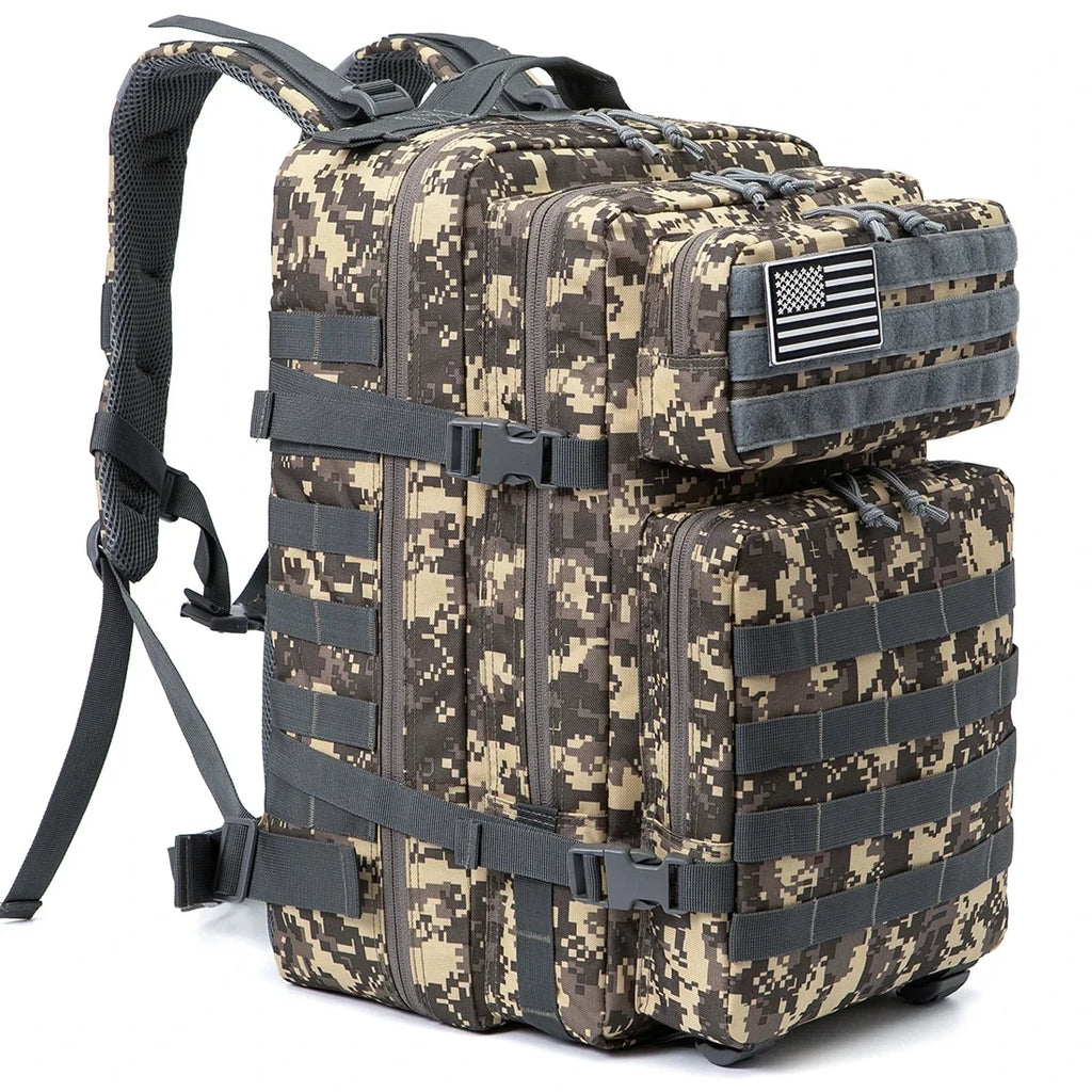 Tactical Backpacks Outdoor 45L Large Capacity Man 3 Days Molle Hking Bags For Outdoor Trekking Camping Backpack