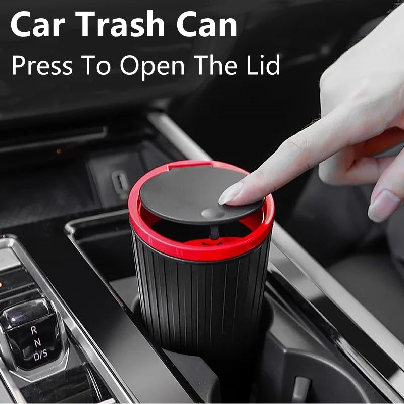 Universal Car Trash Bin Can Mini Auto Dust Organizer Car Interior Rubbish Bag Garbage Container Storage Box Bucket Auto Accessor Lootquake LLC