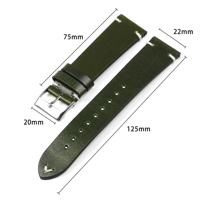 Polar Leather Watch Band For Polar Smartwatch Quick Release Calfskin
