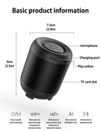 Wireless Bluetooth Speaker AI Intelligent Artificial Voice Control Insert Card Small Audio Mobile Phone Computer Desktop Lootquake LLC