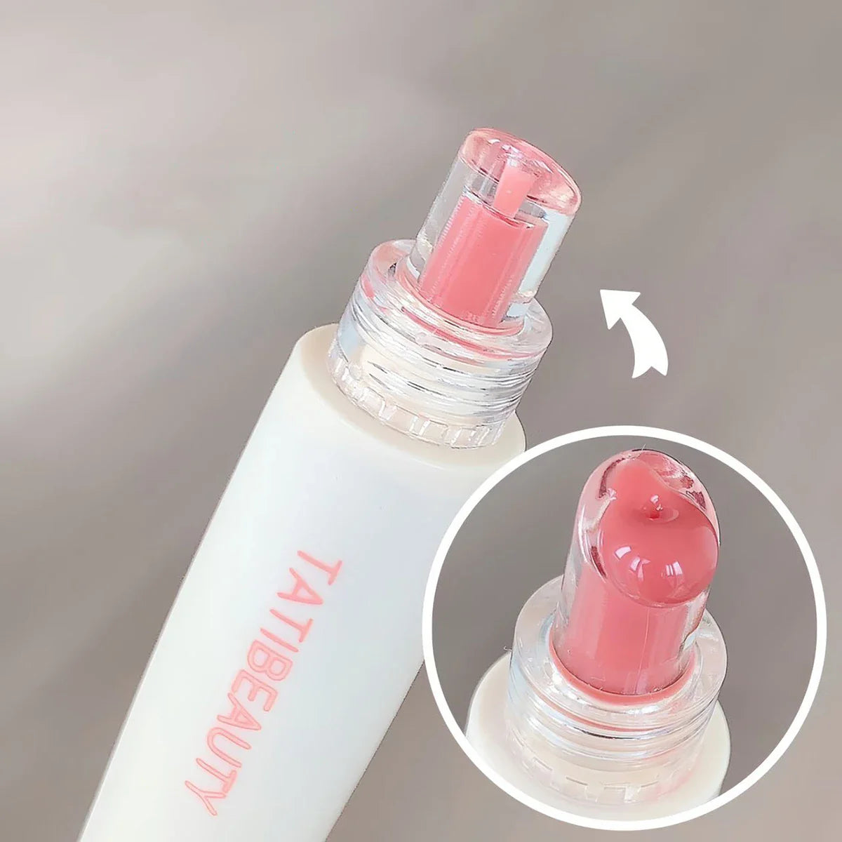 TATIBEAUTY Lip Jelly Essence Hydrating Lipstick Lip Gloss Lip Gloss Mirror Lip Gloss Lipstick Tender Pink Student Makeup Lootquake LLC