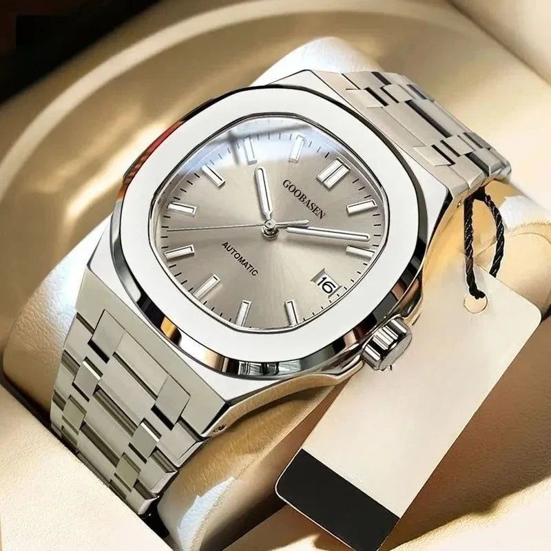 New 2026 Men's Quartz Wristwatch Luminous Man Watches Steel Strap Waterproof Wristwatches Men's Luxury Brand Watch