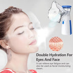Mini Revitalize Facial Steamer and Humidifier 2-in-1 Nano Ion Mist for Skin Moisturizing Tool Air Moisturizing with Water Tank