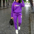 Women's Luxury Hoodie & Pants Streetwear Set THRIXINE