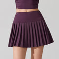 VITALINOVO Flowy Pleat Skort: High-Waist, Pocketed, Comfy THRIXINE