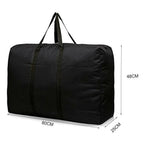 1pc Extra Large Waterproof Moving Luggage Bags Laundry Shopping Bag Non-woven Fabric Cubes 80*48*25cm Home Storage Packing Tool Lootquake LLC