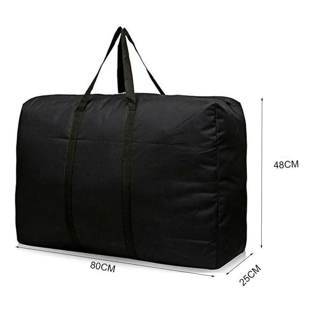 1pc Extra Large Waterproof Moving Luggage Bags Laundry Shopping Bag Non-woven Fabric Cubes 80*48*25cm Home Storage Packing Tool Lootquake LLC