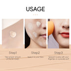 Natural Finish Foundation Cream 30ml Lightweight BB Cover Dark Circles Pores Oil Free Long Lasting Makeup Base Lootquake LLC