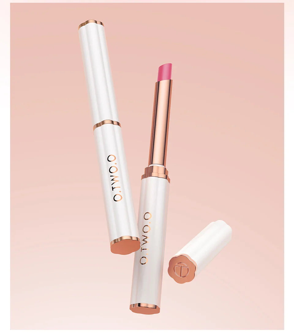 O.TWO.O Color Changing Lipstick Moisturizing Lip Balm Nourising Long Lasting Lip Gloss Natural Beeswax Lip Care Cosmetics