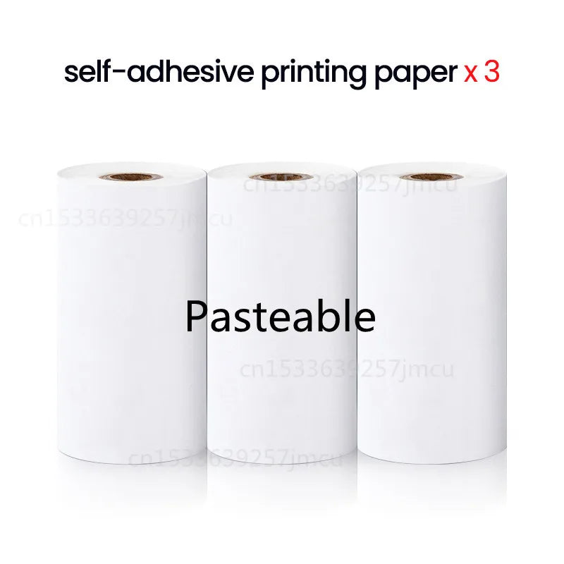 Self-adhesive Paper Sticker Colored Thermal Paper Roll for Mini Printer Kids Instant Print Camera HD Printing Paper Lootquake LLC