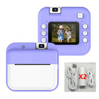 Children Digital Camera Photography Instant Print Camera for Kids Thermal Print Camera Photo Printing Video Toys With 32G Card Lootquake LLC