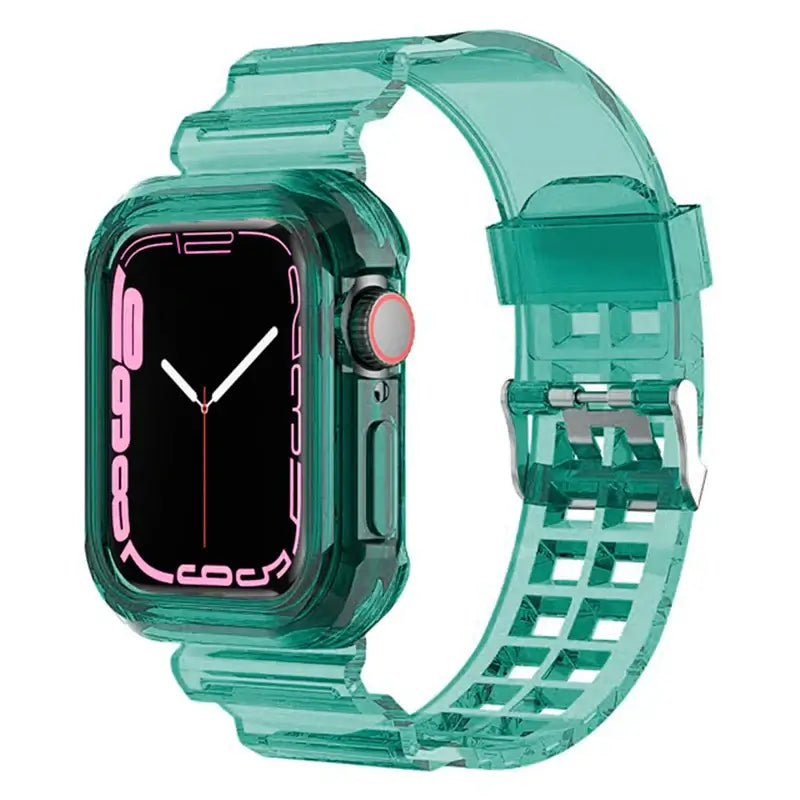 Apple Watch Clear Silicone Band - Durable Comfortable Strap - SJB-DIAMOND ELITES