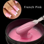 Jillnails 100g Glitter Shimmer Milky Hard Gel Builder Nail for Nails ExtensionsRoyal Blue Pink  UV LED Camouflage  Selfleveling Lootquake LLC