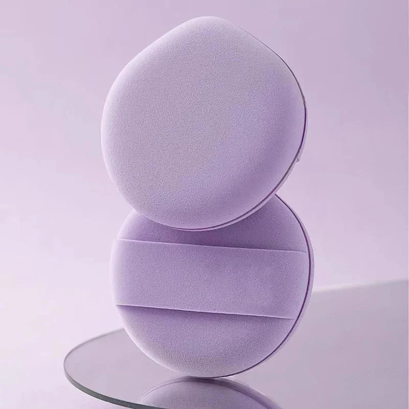 Water Drop Type Air Cushion Powder Puff, Wet And Dry, Double Face Powder Puff, For Liquid Foundation, Concealer, Powder, Purple