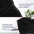 Push Up Bra for Woman Sexy Plus Size Bras Soft Breathable Wire Free Underwear Anti-slip Seamless Removable Strap&Cup Lingerie