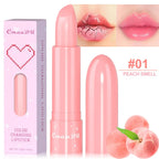 Fruit Color Changing lipstick Fruit Taste Moisturizing Lip Skin Without Drying out Temperature Changing lipstick Lootquake LLC