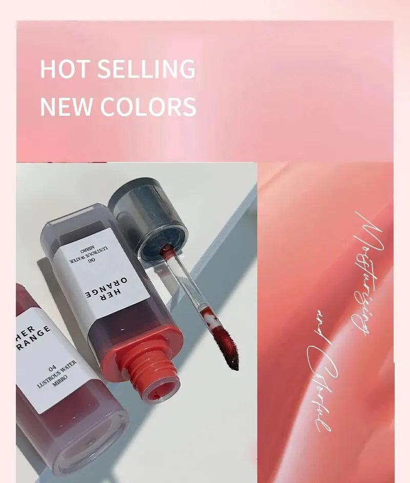 HERORANGEYingrun YueguangLip Gloss Non-stick Cup Lipstick Long-lasting Waterproof Lipstick Matte Lip Glaze Affordable Lipstick Lootquake LLC